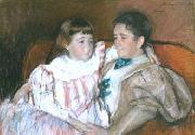 Mary Cassatt Louisine Havemeyer and her daughter Electra oil painting reproduction